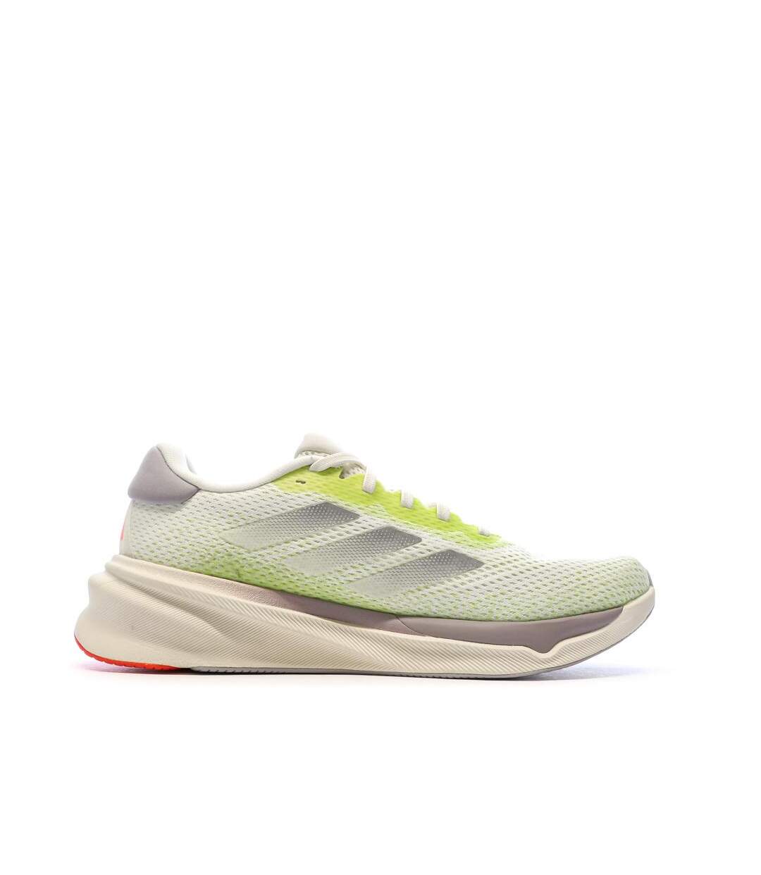 Chaussures de running blanches/jaunes homme adidas supernova-2