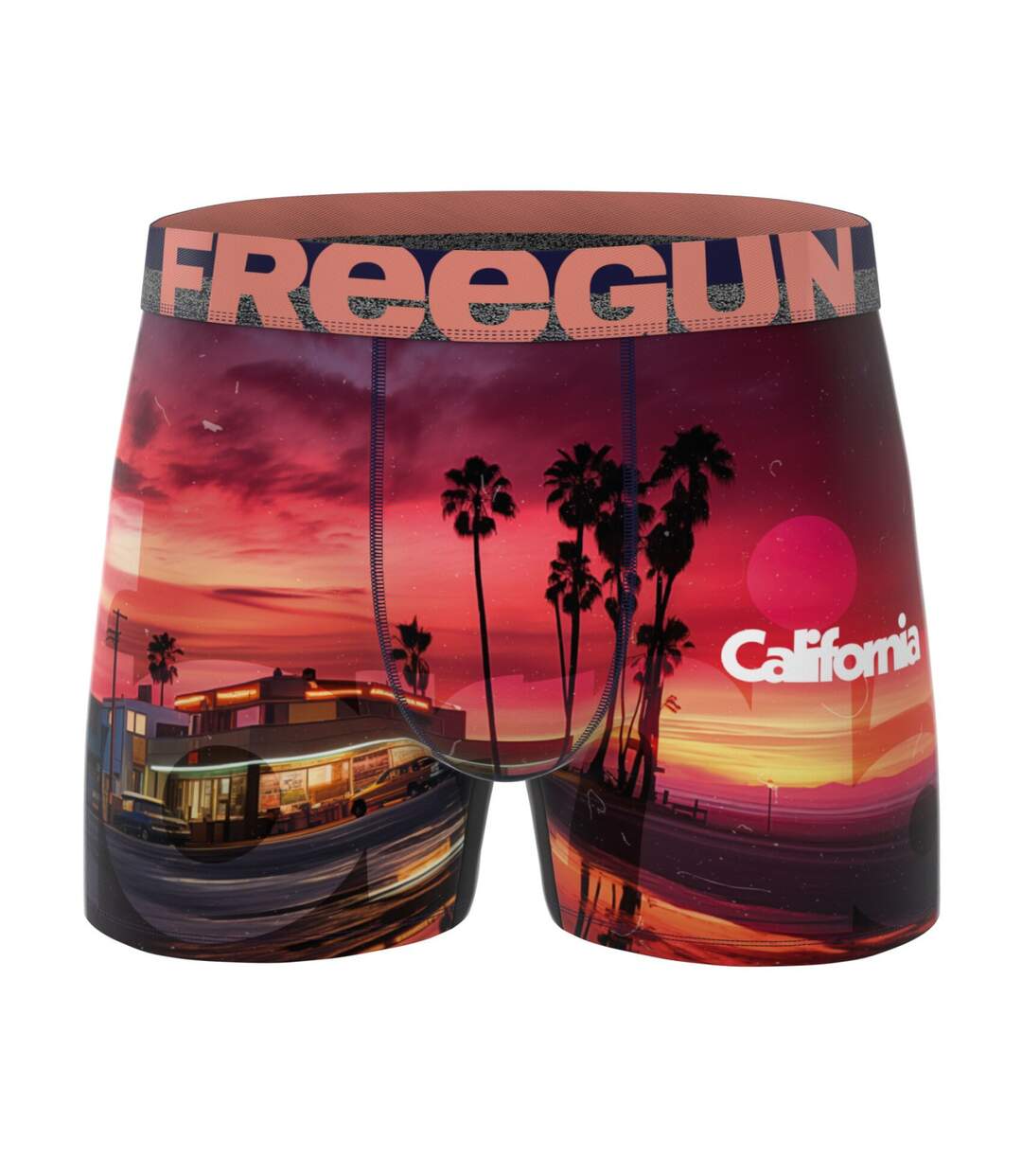 Lot de 5 boxers homme California Vibes Freegun-5