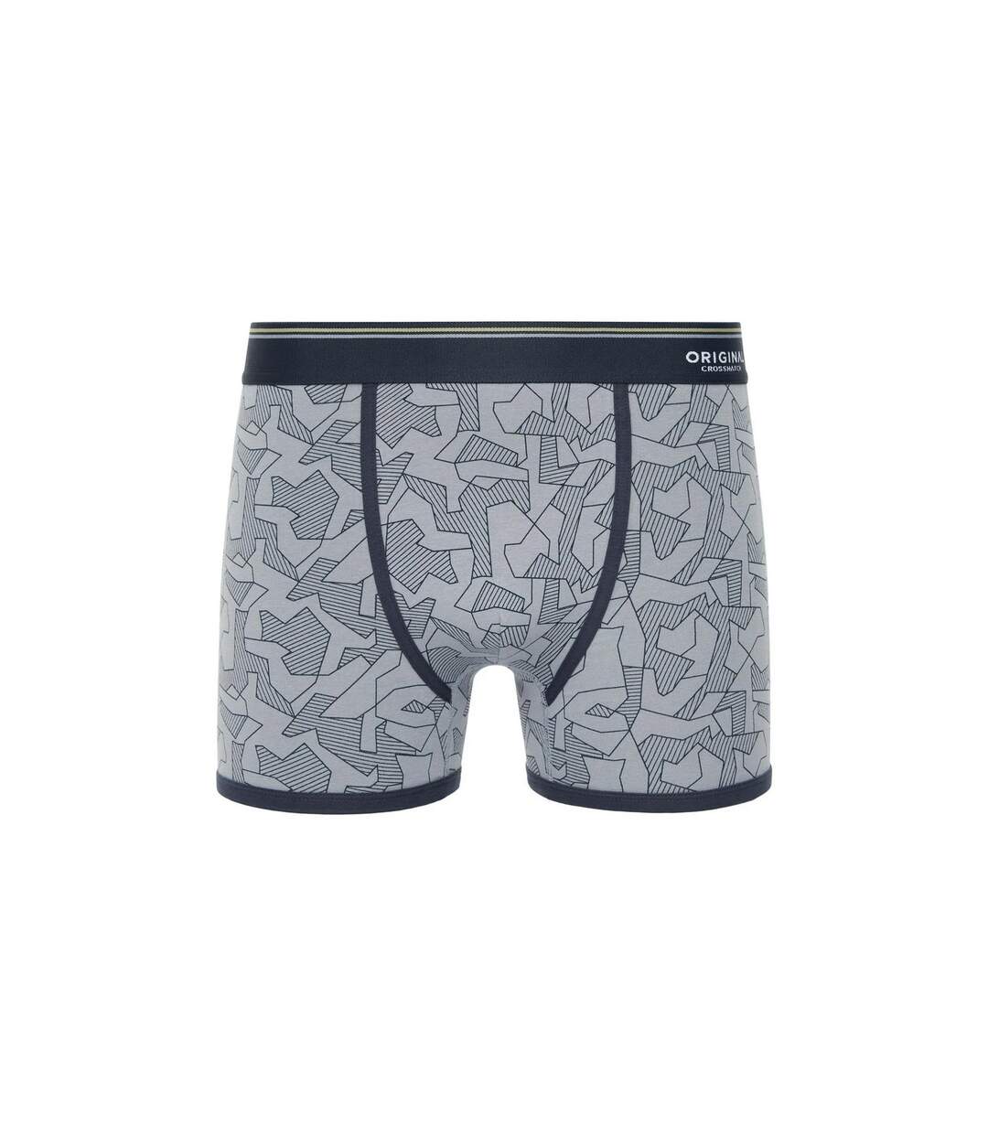 Boxers Spherigon Homme Vert Bleu Crosshatch-2