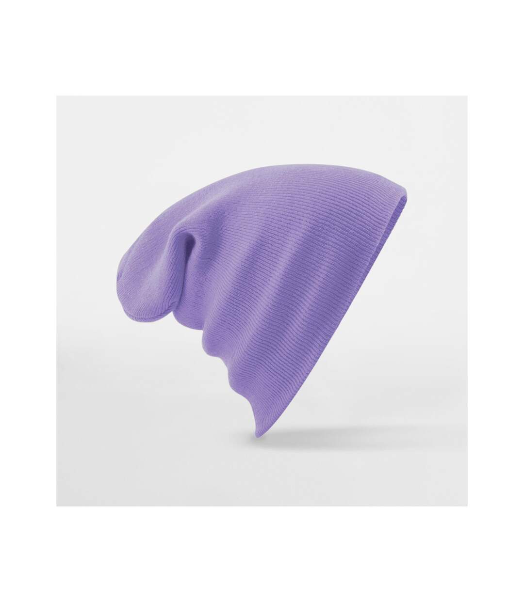 Bonnet Adulte Violet Clair Beechfield-2