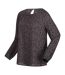 Blouse Manches Longues Motif/style Imprimé Léopard Hadria Femme Noir Imprimé Léopard Regatta-3