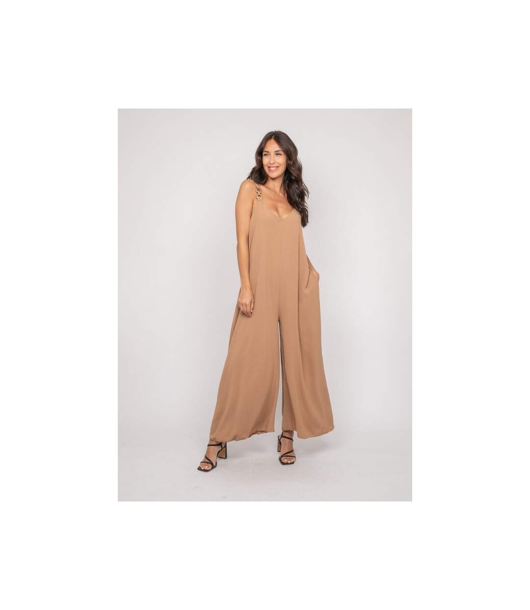 Combinaison pantalon fluide ECHINE - Dona X Lisa-4