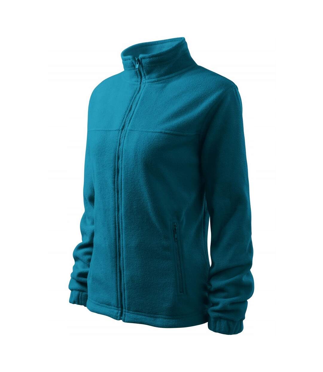 Veste Polaire Motif/style Uni Femme Vert Sarcelle Rimeck-4