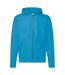 Fruit Of The Loom Mens Hooded Sweatshirt Jacket (Azure Blue) - UTBC1369