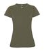 T-shirt Montecarlo Femme Vert Militaire Roly Sport-1