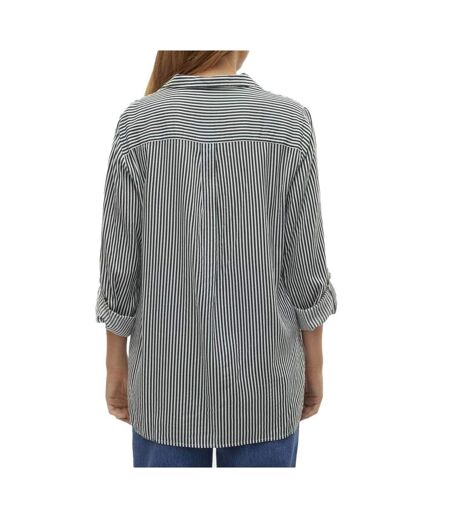 Chemise kaki/blanches femme vero moda bumpy - l