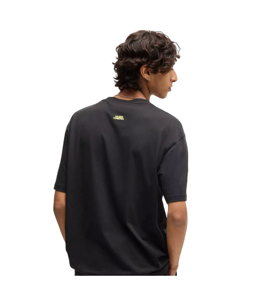 T-shirt Dombreo Homme Noir Hugo-3