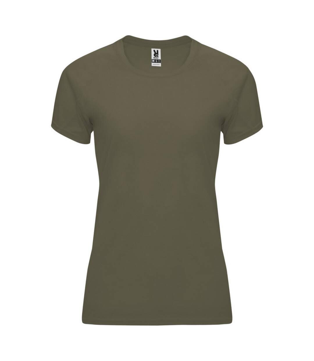 T-shirt bahrain femme vert kaki Roly