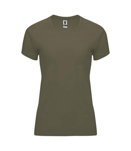 T-shirt bahrain femme vert kaki Roly Roly