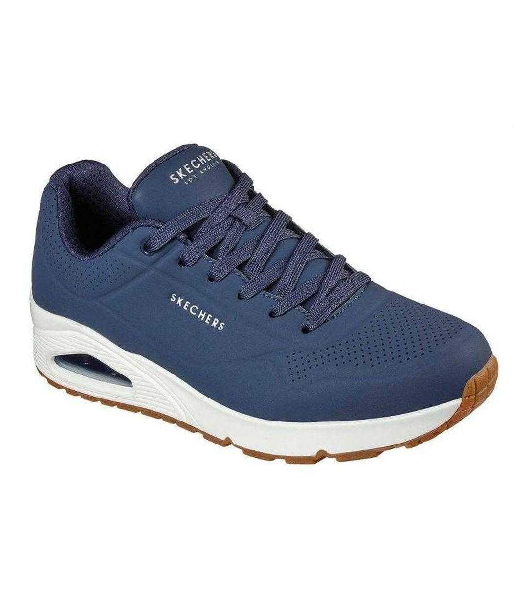 Baskets Uno Stand On Air Homme Bleu Marine Skechers-1