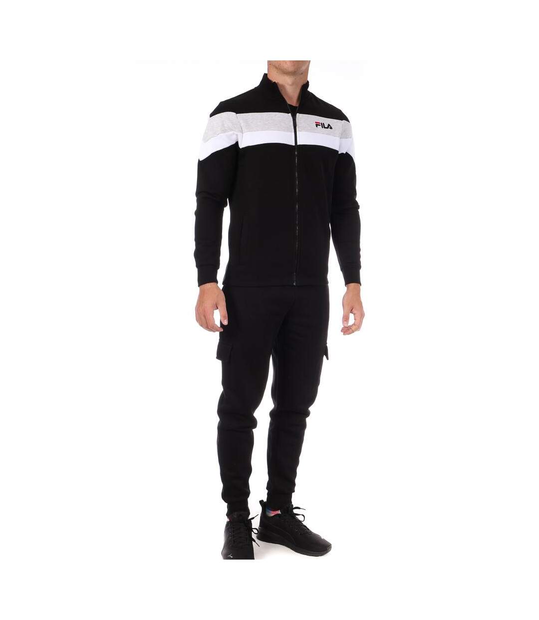Survêtement noir homme fila drummer-1