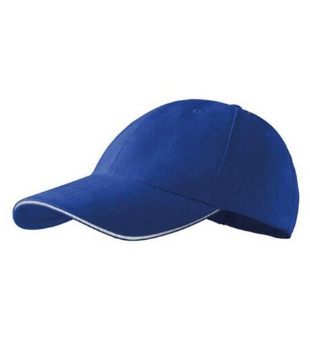Casquette De Baseball Motif/style 6 Panneaux Bleu Malfini