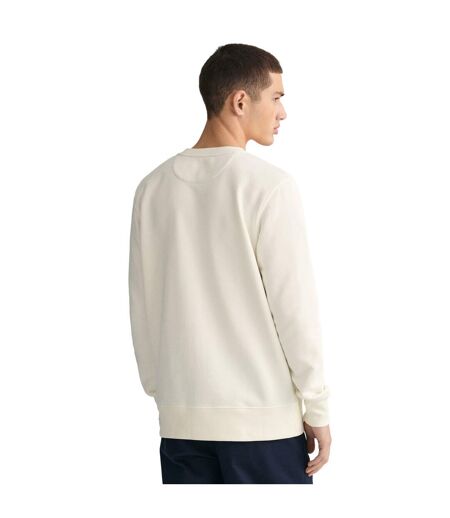 Sweat archive shield adulte blanc Gant