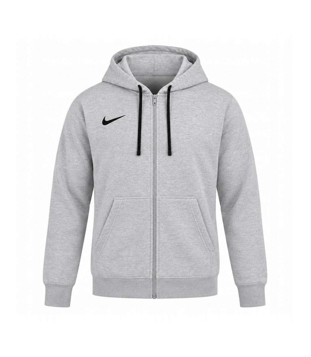 Womens/ladies Park 26 Full Zip Hoodie Light Grey Nike-1