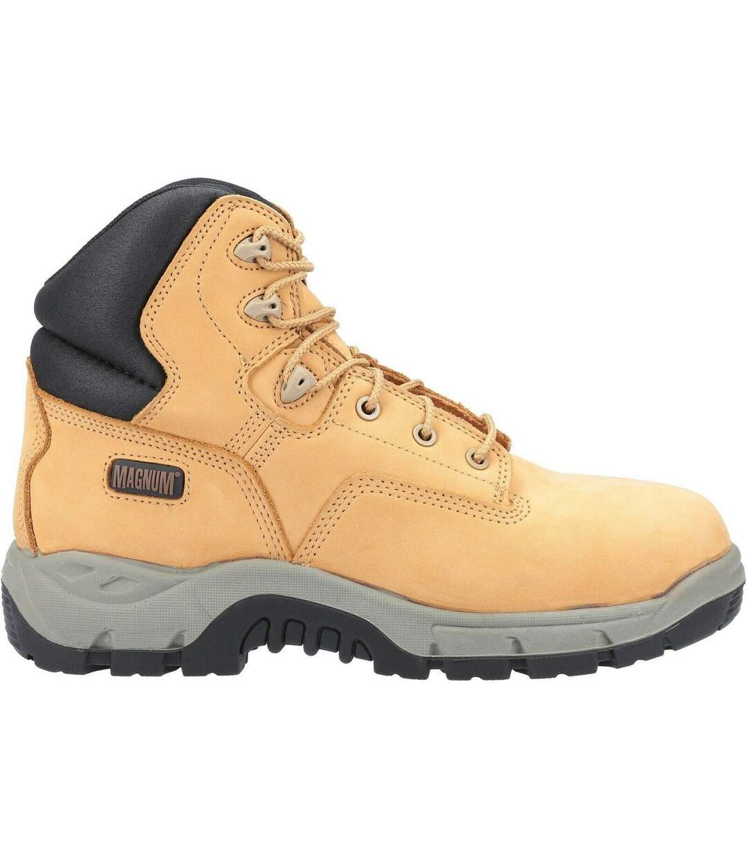 Magnum Mens Precision Sitemaster Composite Toe Nubuck Leather Safety Boot (Honey) - UTFS6990-2