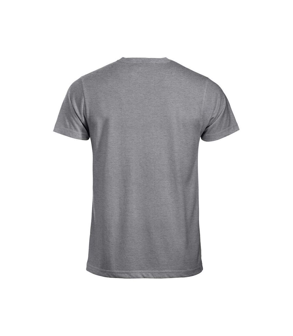 Clique Mens New Classic Melange T-Shirt (Grey Melange)