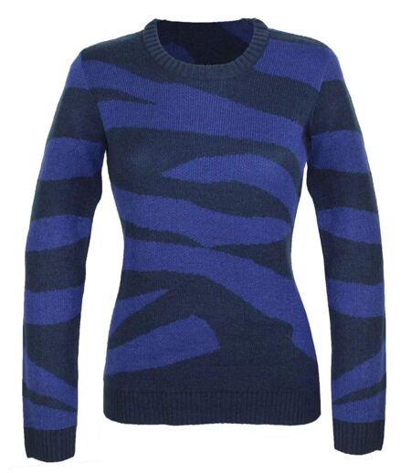 Pull col rond à motif SAVANA3