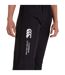 Womens/ladies Open Hem Tracksuit Bottoms Black Canterbury-2