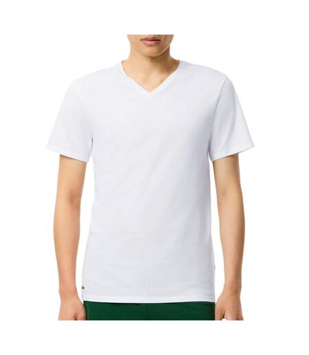 T-Shirt blanc homme lacoste d'intérieur slim fit - m