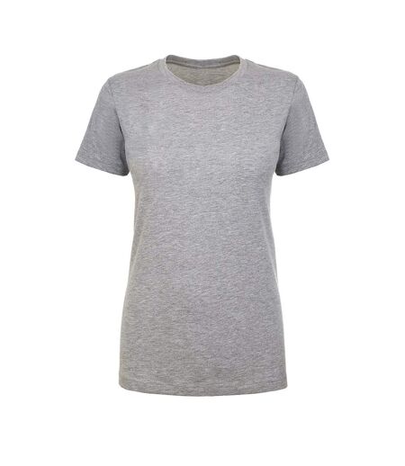 Womens/ladies Soft Midweight T-shirt Sports Grey Gildan