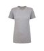 Womens/ladies Soft Midweight T-shirt Sports Grey Gildan-2