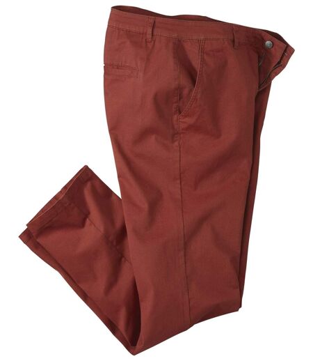 Kalhoty chino ze strečového kepru