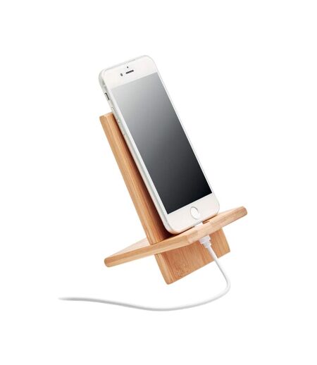 Whippy bamboo mobile phone stand one size wood MidOcean