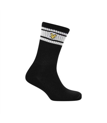 Lot De 3  Chaussettes De Sport Grant Homme Blanc Gris Noir Lyle & Scott