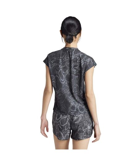 T-shirt Course À Pied Motif/style Imprimé Serpent Femme Noir Adidas