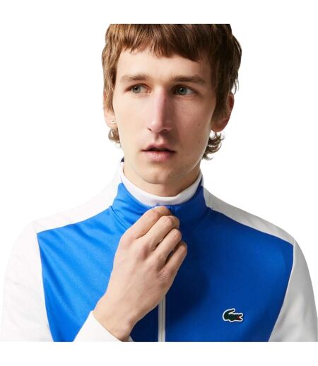 Mens Colour Block Full Zip Regular Track Jacket Kingdom Blue Lacoste