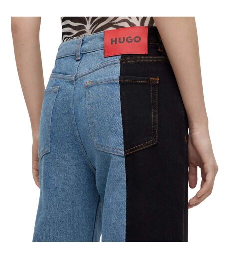 Jean Femme Turquoise Vif Hugo