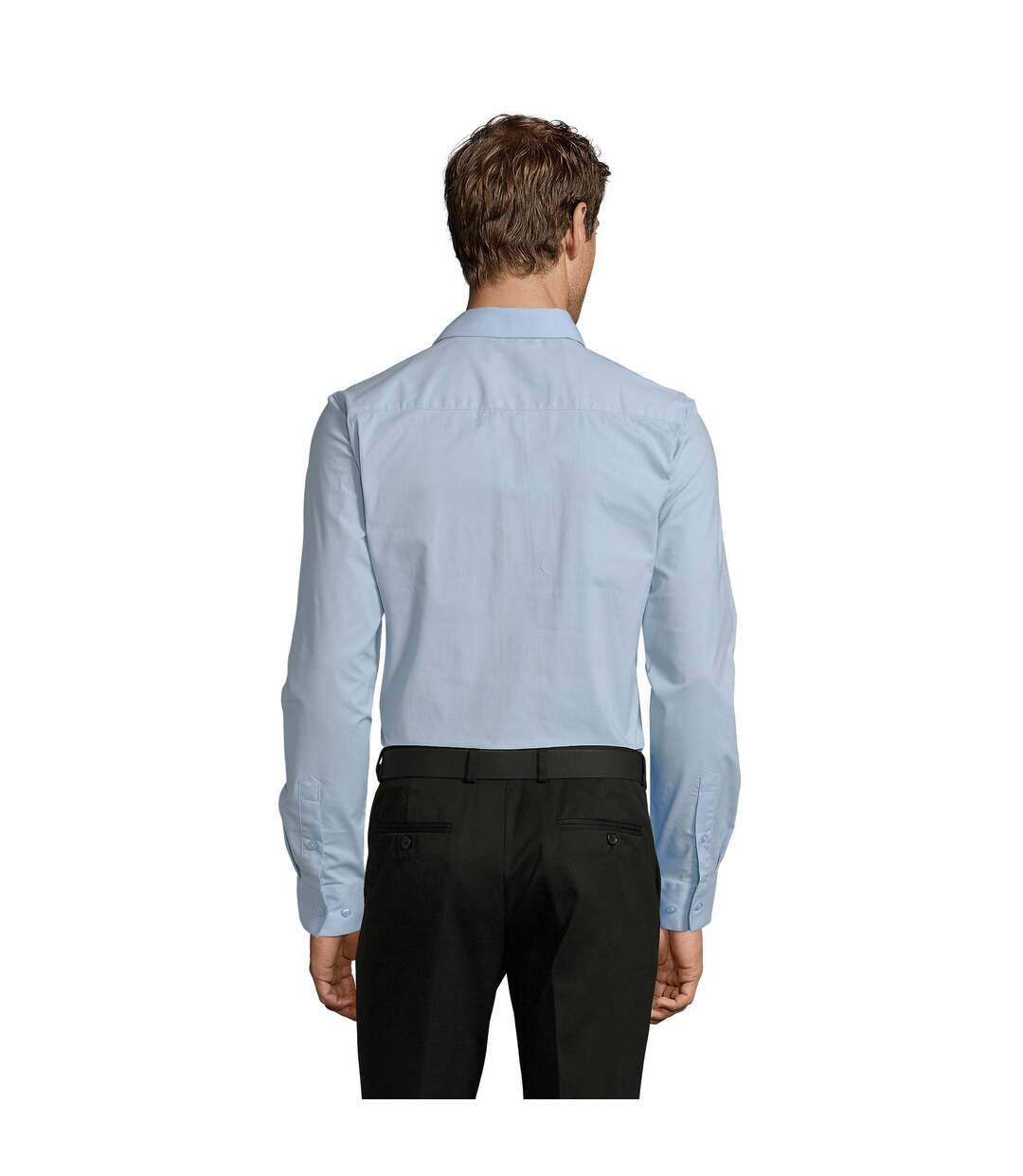 Chemise Blake Homme Bleu Foncé SOLS-3