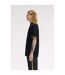Mens Twin Tip Polo Shirt Black Brown Fred Perry-4