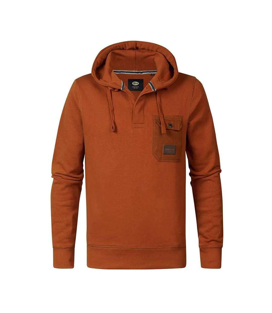 Sweat Orange Homme Petrol Industries Hooded - 3XL-1