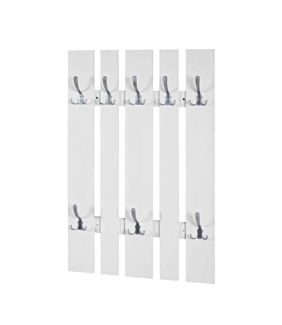 Patère Murale Déco Cassis 100cm Blanc-1