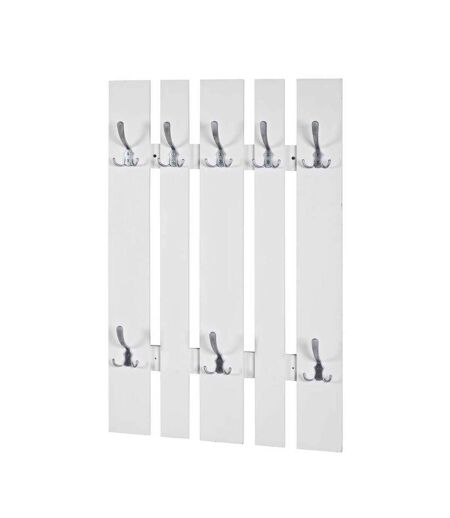 Patère Murale Déco Cassis 100cm Blanc