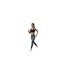 Legging Motif/style Camouflage Femme Gris Everlast-2