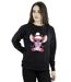 Disney Sweat Femme/Ladies Lilo & Stitch Angel Reindeer Sweatshirt (Noir) - UTBI23040-2