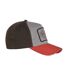 Haywood Colour Block Baseball Cap Brick Orange Weird Fish-1
