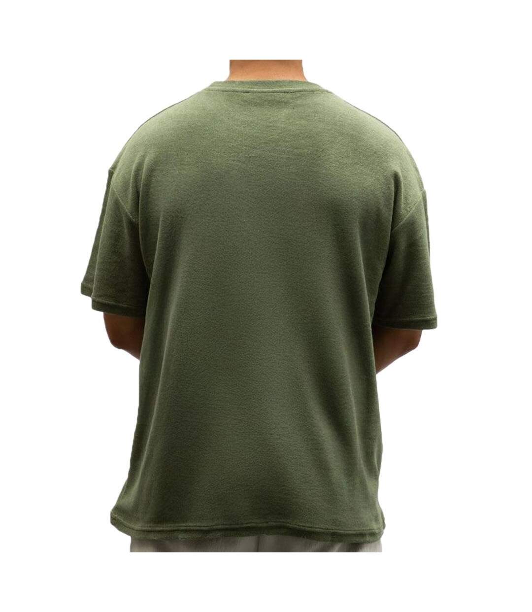 T-shirt kaki foncé homme paname brothers tom-2