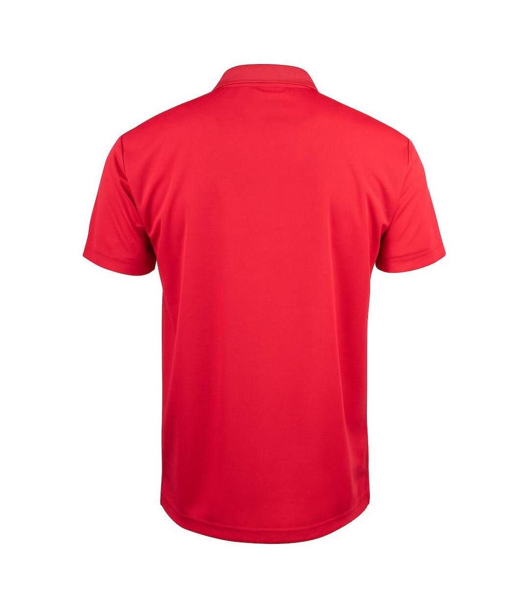 Unisex Adult Basic Active Polo Shirt Red Clique-2