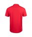 Unisex Adult Basic Active Polo Shirt Red Clique-2