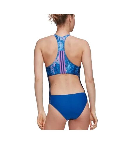 Maillot de bain 1 Piece Bleu Femme Adidas Melting Salt - 32