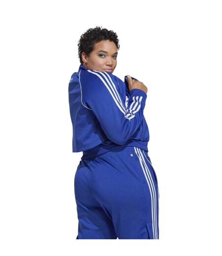 Veste De Survêtement Motif/style 3 Rayures Originals Femme Bleu Adidas