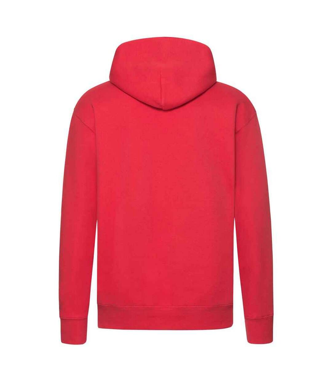 Sweat à capuche premium homme rouge Fruit of the Loom-2