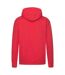 Sweat à capuche premium homme rouge Fruit of the Loom