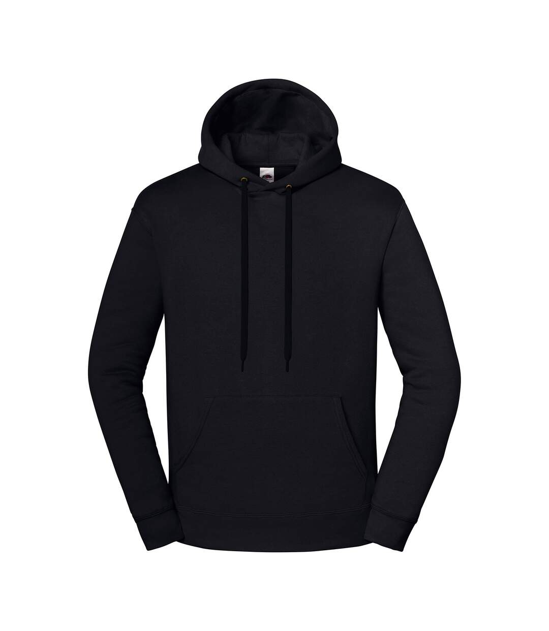 Sweat À Capuche Iconic Premium Adulte Noir Fruit Of The Loom-1