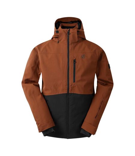 Mens Edge Iii Ski Jacket Dark Brown Black Dare 2B