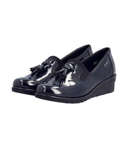 Mocassins Compensé Cuir Rieker SoftLack