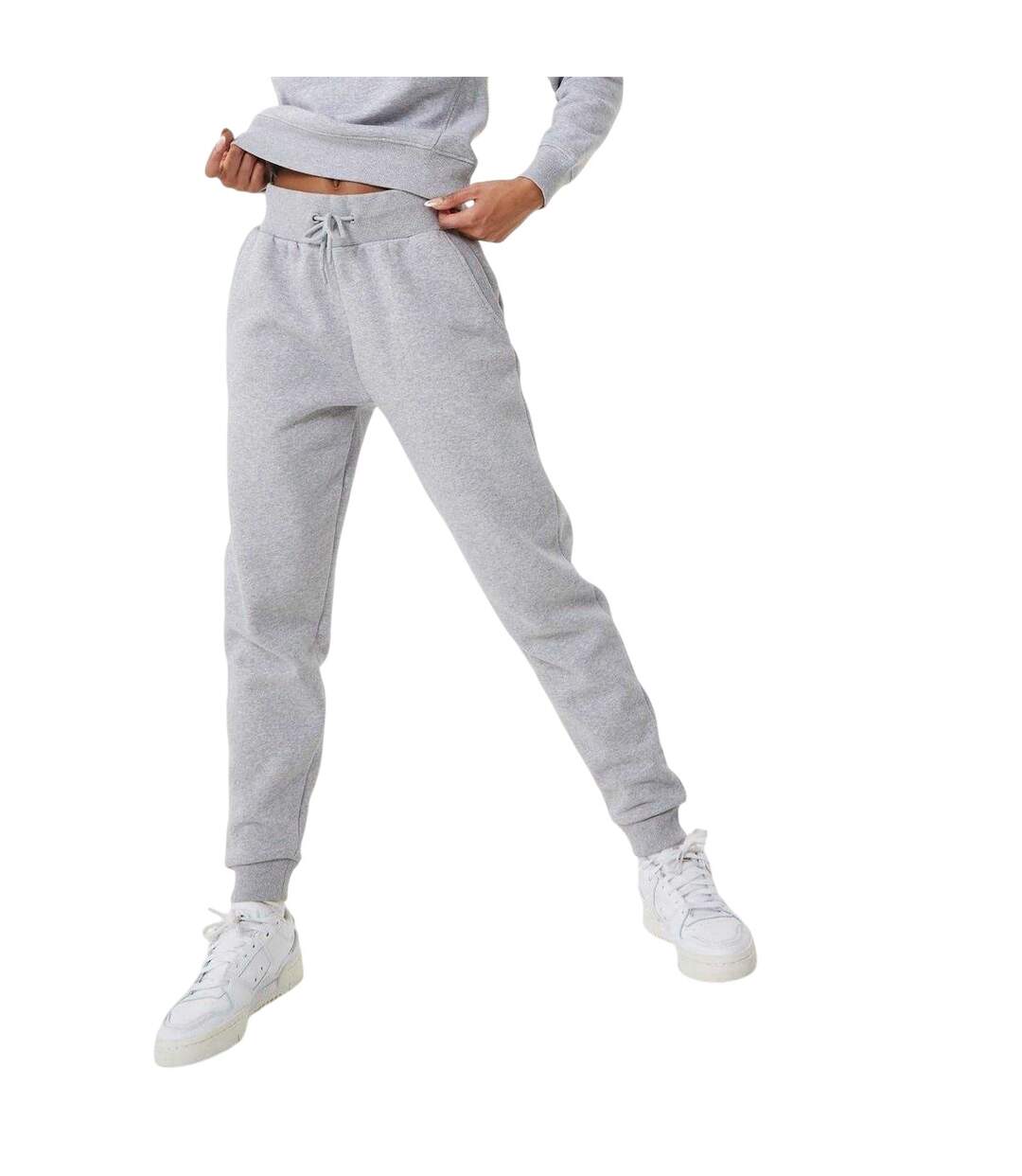 Pantalon De Jogging Femme Gris Chiné Chiné USA-2